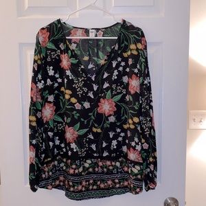 Old Navy Floral Blouse